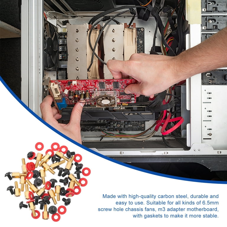 Yuanmiaoke Set Motherboard Standoff Motherboard Mounting Screw