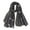 Dark Gray, variant on GZEFJRQM Embroidered Scarf for Women Fashion Thin Plain Embroidered Flower Long Sheer Scarf Cotton and Linen Shawls and Wraps for Evening Dresses Dark Gray