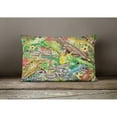thumbnail image 4 of Carolines Treasures PRS4047PW1216 Lizard Jungle Canvas Fabric Decorative Pillow  12H x16W multicolor, 4 of 4