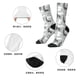 thumbnail image 5 of Balery African Animals Calcetas Largas con Estampado para Hombre y Mujer – Suaves y Transpirables, Talla Única (US 5-11), 5 of 6