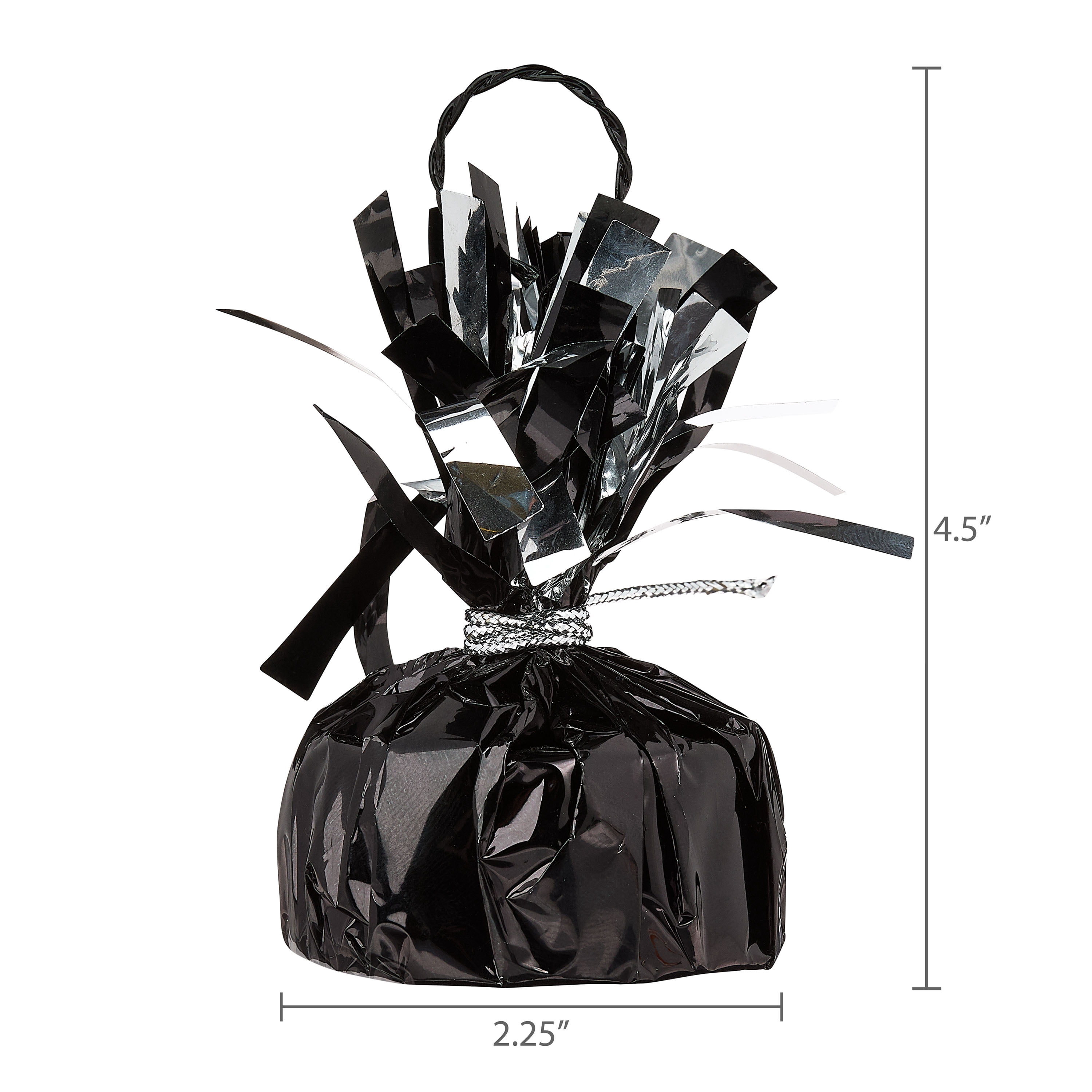 Black Foil Balloon Weight, by Way To Celebrate