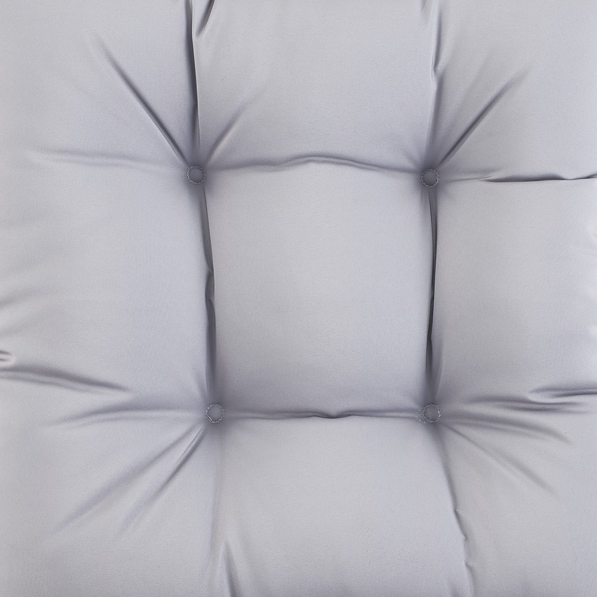 Outdoor Bench Cushion Solid Color Seat Cushion Gray