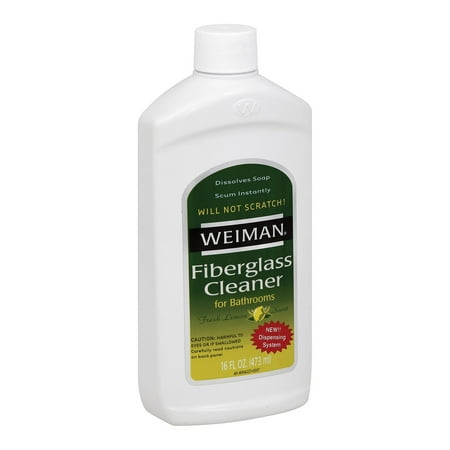 Weiman Tub - Tile and Fiberglass Cleaner - Case of 6 - 16 (Best Cleaner For Fiberglass Tub Surround)