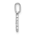 thumbnail image 6 of Auriga 14k White Gold Diamond Letter B Initial Pendant for Women(L- 15.49 mm, W- 6.54 mm), 6 of 6