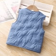 thumbnail image 2 of Toddler Boys Girls Fleece Lined Vest Sleeveless Jacket Winter Warm Puffer Vest Lightweight Waistcoat Outerwear for Infant Kids 1-6T, 2 of 5