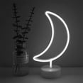 thumbnail image 4 of LINLIN Neon Sign, Moon Neon Sign LED Neon Light Night Lamp USB Battery Powered Led Neon Light Sign Bedroom Wall Decor, 4 of 6