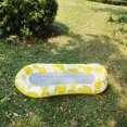 thumbnail image 3 of Silla de piscina flotante inflable Cama flotante inflable de PVC Hamaca inflable de limón Hamaca flotante con cabecero Boyas y colchón Tumbona flotante para piscina JM MX-0136737FYD, 3 of 3