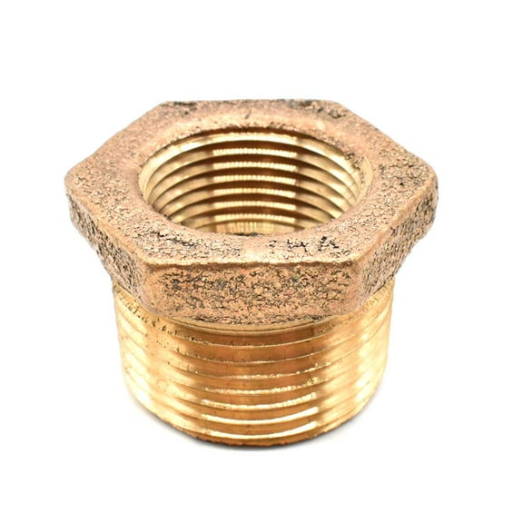 Thrifco 5318065 1 X 3/4 Inch Brass Hex Bushing
