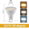 thumbnail image 1 of Foco LED de ahorro de energía, lámpara halógena, GU10 MR16 GU5.3 AC100-240V AC220V, luz blanca cálida no estroboscópica, 3W-8W, puede reemplazar 30W 50W, 1 of 4