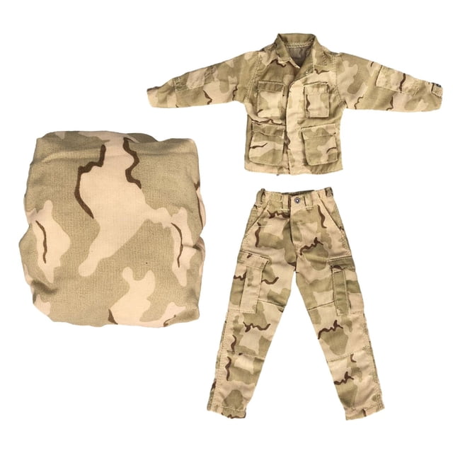 Esquirla 3 Pieces 1/6 Scale Men Figure Clothing Pants and Parcel Bag for 12in Figures