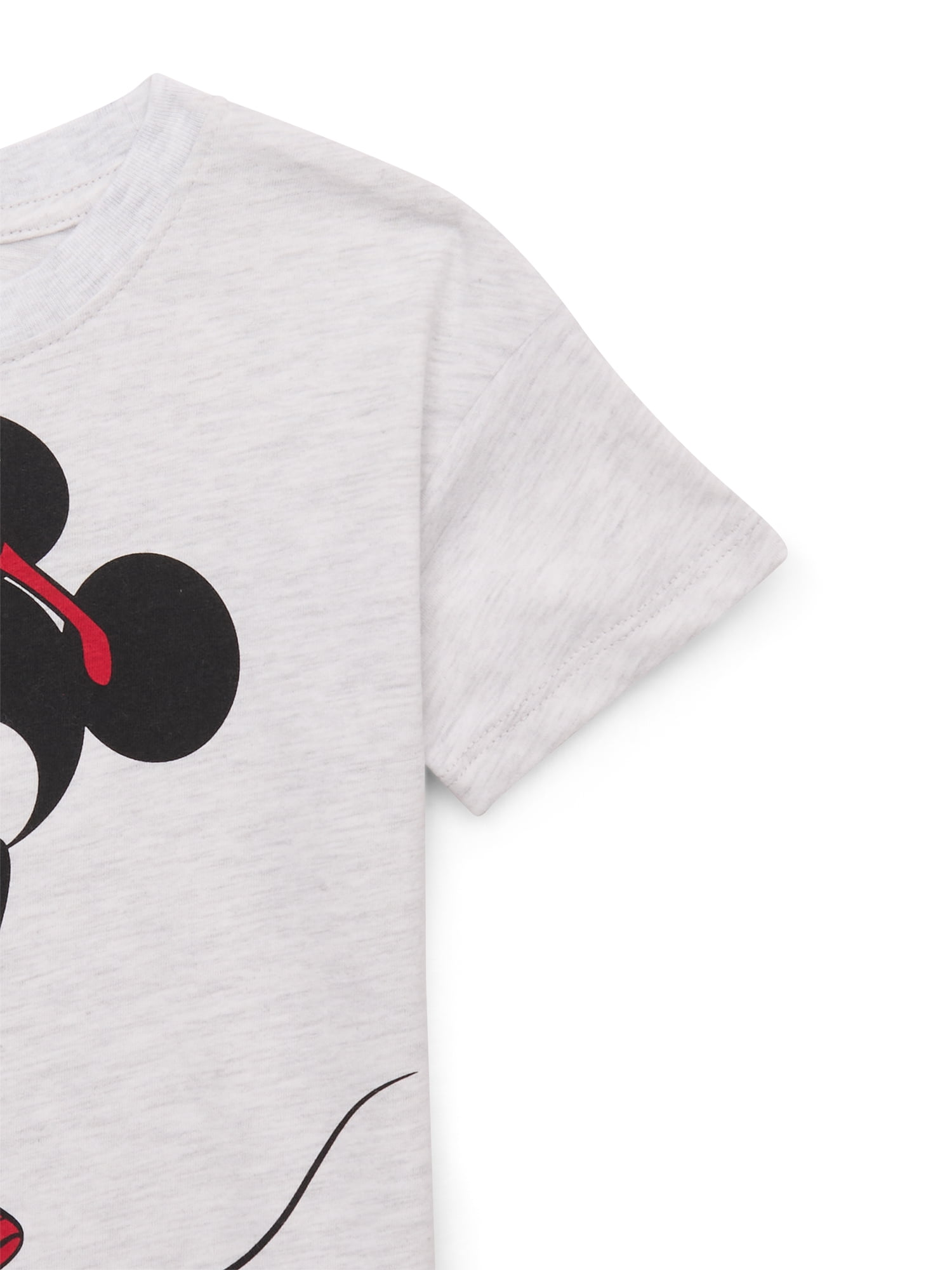 Mickey Mouse Toddler Boys Graphic Americana Crewneck Tee with