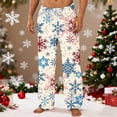 thumbnail image 2 of Men's Xmas Sleep Pants Holiday Lounge Pajamas Pants Pajama Party Funny Ugly Christmas Pj Bottoms Soft Long Johns, 2 of 4