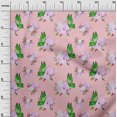 thumbnail image 2 of oneOone Cotton Poplin Pink Salmon Fabric Florals Craft Projects Decor Fabric Printed By The Yard 56 Inch Wide-0C6, 2 of 4
