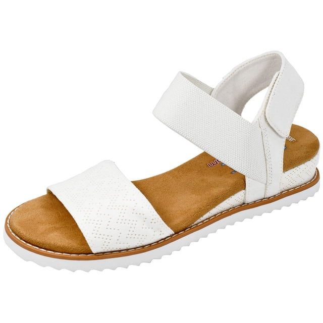 Sandalia Skechers BOBS Desert Kiss Blanca US 7.5 Mujer