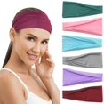 thumbnail image 1 of Diadema Para Mujeres Y Hombres Diadema Ancha Elástica Banda Para El Sudor Transpirable Antideslizante Diademas Deportivas Para Correr Senderismo Fitness Y Yoga Eigraketly OD015084-02, 1 of 6