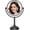 Black Nickel, variant on Large Lighted Makeup Mirror with Brighter Lights, 1X/10X True HD Magnifying Mirror with 3 Color Dimmable Lights, 90 Shadowless LEDs, 360 ° Swivel Seamless Vanity Mirror,