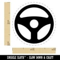 thumbnail image 2 of Car Steering Wheel for Driving Self-Inking Rubber Stamp Ink Stamper - Dry Pad (No Ink) - Mini 1/2 Inch, 2 of 7