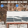 thumbnail image 4 of ECO-WORTHY Bifacial 100 Watt 12 Volt Solar Panel Monocrystalline Rigid High-Efficiency PV Module Power Charger for Sunsheds, Canopies, RVs, Farms and Other Off-Grid Applications, 4 of 9