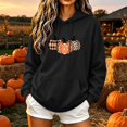 thumbnail image 2 of Enjoytime Womens Hoodie Halloween Printed Drawstring Long Sleeve Pullover Sweatshirt Fall Vintage Casual Spooky Season Hoodies, 2 of 5
