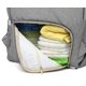 thumbnail image 5 of Mochila impermeable de gran Capacidad KAUFHAUS.com.mx Pañalera con USB Azul Claro, 5 of 9