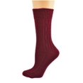 thumbnail image 4 of Sierra Socks Classic Cable Knit Acrylic Knee High Socks,Pack of 2,for Female, Dark Maroon, for Women, 4 of 9