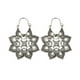 thumbnail image 1 of Fiudx Pendientes Antiguos, Diseño Étnico de Aro Colgante, Estilo Bohemio Floral, Construcción de Aleación, Uso Diario, Celebración de Festivales, Idea de Regalo Única., 1 of 2