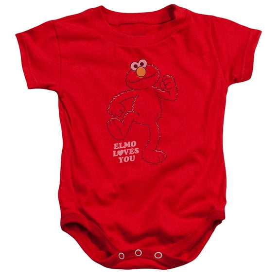 Sesame Street - Elmo Loves You - Infant Snapsuit - 18 Month