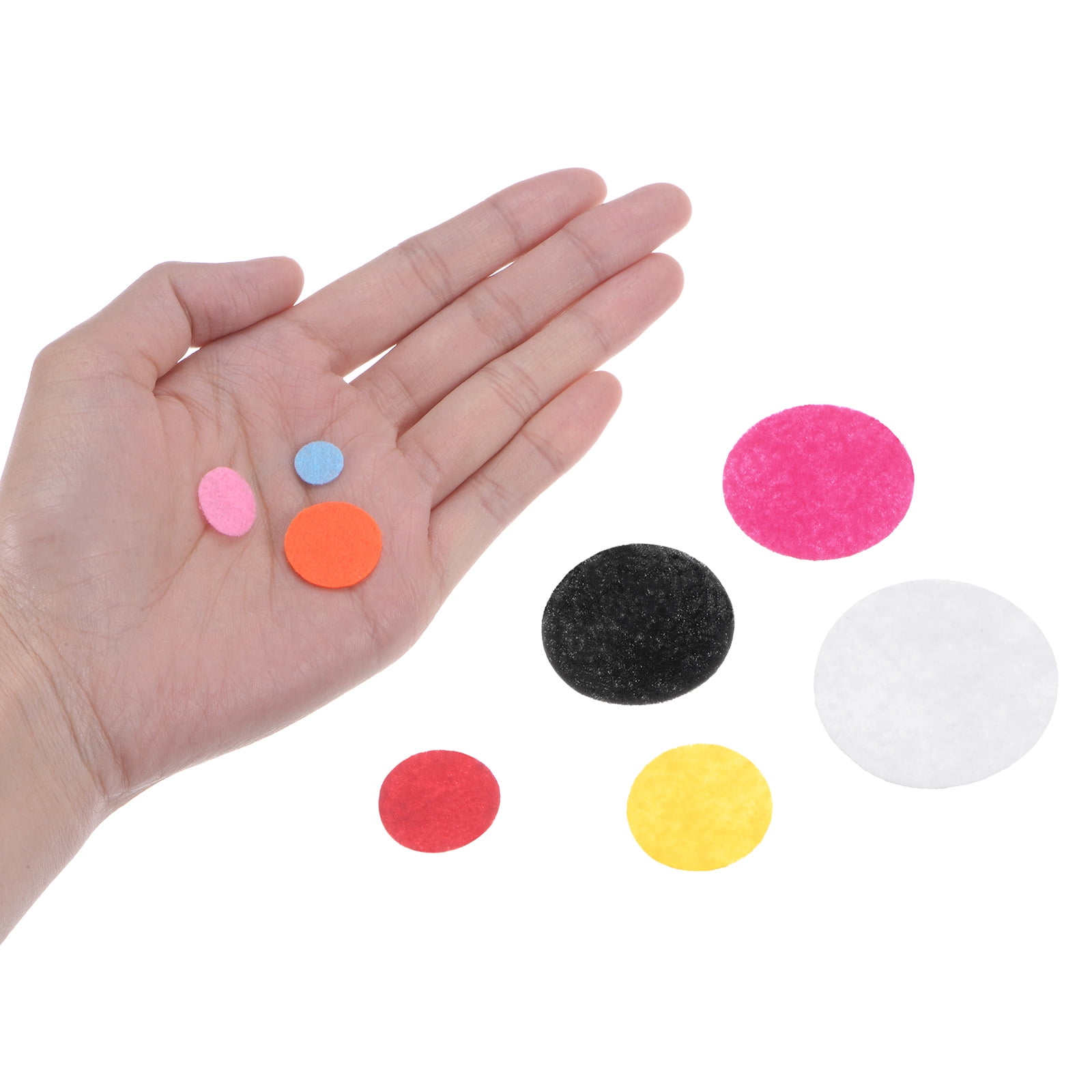Uxcell 500pcs Round Felt Circles, 40mm 3/8 Pre Cut Felt Craft Pads Non-Woven Mini Felt Fabric Circles for DIY Projects, Green
