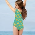 thumbnail image 3 of FOR U DESIGNS Banana One Piece Bathing Suit for Kids Teen Girls 7-8 Years Old Stretchy Sleeveless Swimwear Skin-Friendly One Piece Swimsuits, 3 of 8