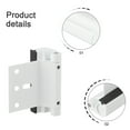 thumbnail image 3 of LEFU for Defender Security Door Reinforcement Lock - High Security Alloy Door Blocker, 800 lbs Force Resistant, Child-Safe, Tamper-Resistant, Easy Install, For Swing-In Doors, White, 3 of 10