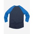 thumbnail image 4 of Fashion Raglan | RG3000 | Navy & Royal Heathers | Large, 4 of 4