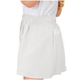 thumbnail image 6 of UAYOTSE Girls Casual Loose Fit Solid Color Shorts For Everyday Outdoor And Sports Activities Comfortable Breathable Summer School Uniform Pants,Sizes 11-12 Years, 6 of 6