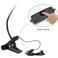 thumbnail image 2 of Bearachild USB Clip-On Luz de lectura LED Cabecero de cama flexible Office Eye Caring Iluminación y accesorios luz blanca negra Bearachild HA2664-01, 2 of 6