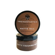 Trendstarter Men's Hair Styling Product - Matte Wax, All Hair Types, Strong Hold & Matte Finish (4oz)