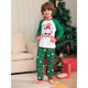 thumbnail image 4 of Conjunto de pijamas navideños familiares a juego con estampado de cuadros rojos para madre, hija, padre e hijo, ropa de dormir para Año Nuevo, 4 of 5