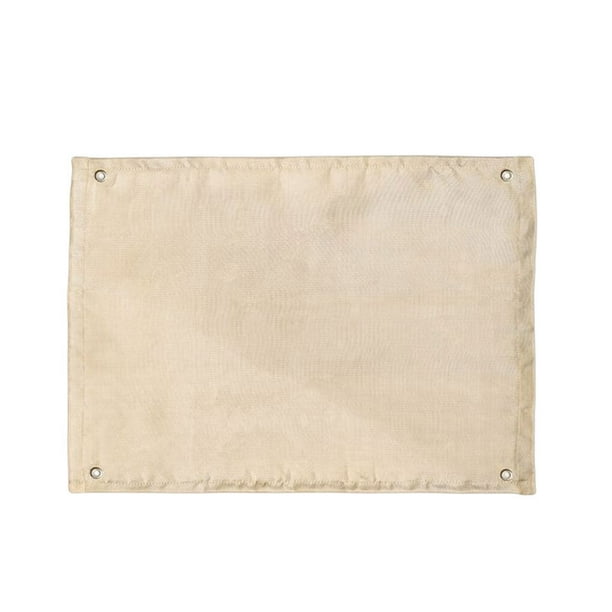 Greeniant Paño ignífugo para acampar, almohadilla protectora de fibra de vidrio para exteriores, manta para Picnic, tapete ignífugo portátil Kits de desorden para acampar 100x80cm