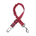 thumbnail image 1 of Rojo (B)$Suministros para mascotas Cinturón de seguridad para automóvil Correa para perros y gatos Correa retráctil con amortiguación elástica y reflectante Cuerda de seguridad Correa, 1 of 8