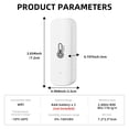 thumbnail image 2 of Mosiee For Tuya Smart Wifi/ For Zigbee Temperature And Humidity Detector Sensor, 2 of 9