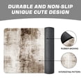 thumbnail image 2 of Kitchen Mat Set of 2 Non Slip Waterproof Kitchen Rugs, Washable Low Profile Floor Mats 17"x28" + 17"x48", Modern Abstract Textured Design Soft Mats for Sink, Laundry Room & Entryway, Brown, 2 of 8