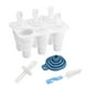 thumbnail image 1 of Moldes plegables para paletas de hielo Unique Bargains 6 piezas color blanco, 1 of 7