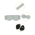 thumbnail image 2 of INSPIRE CHIC 2Pcs Interlock 8-shaped Buckle Elastic Faux Leather Stretch Waist Belt for Lady 39.4x2.36"(LxW) Gray, 2 of 7
