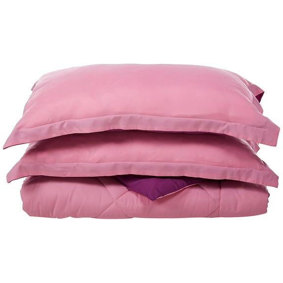 Close Out Deal , 3pc Comforter Set-Full/Queen, Pink/Purple