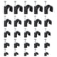 thumbnail image 1 of 500 Paquete de Mini Clips de Cable con Clavos de Alambre 4/6/8/10/12MM para Gestión de Cables Montados en Pared Cables de Extensión 1 Set, 1 of 6