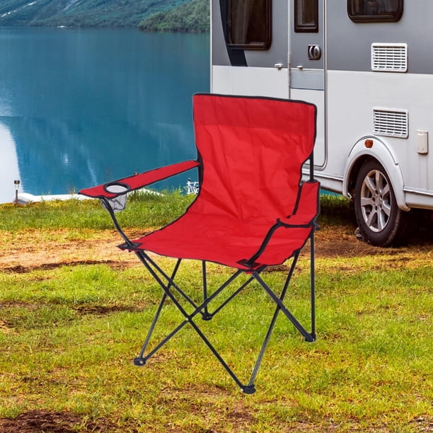 DYNWAVECA Foldable Camping Chair Outdoor Moon Chair Oxford Cloth