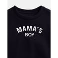 thumbnail image 2 of Wonder Nation Baby & Toddler Fleece Crewneck Sweatshirt, Sizes 6M-5T, 2 of 3
