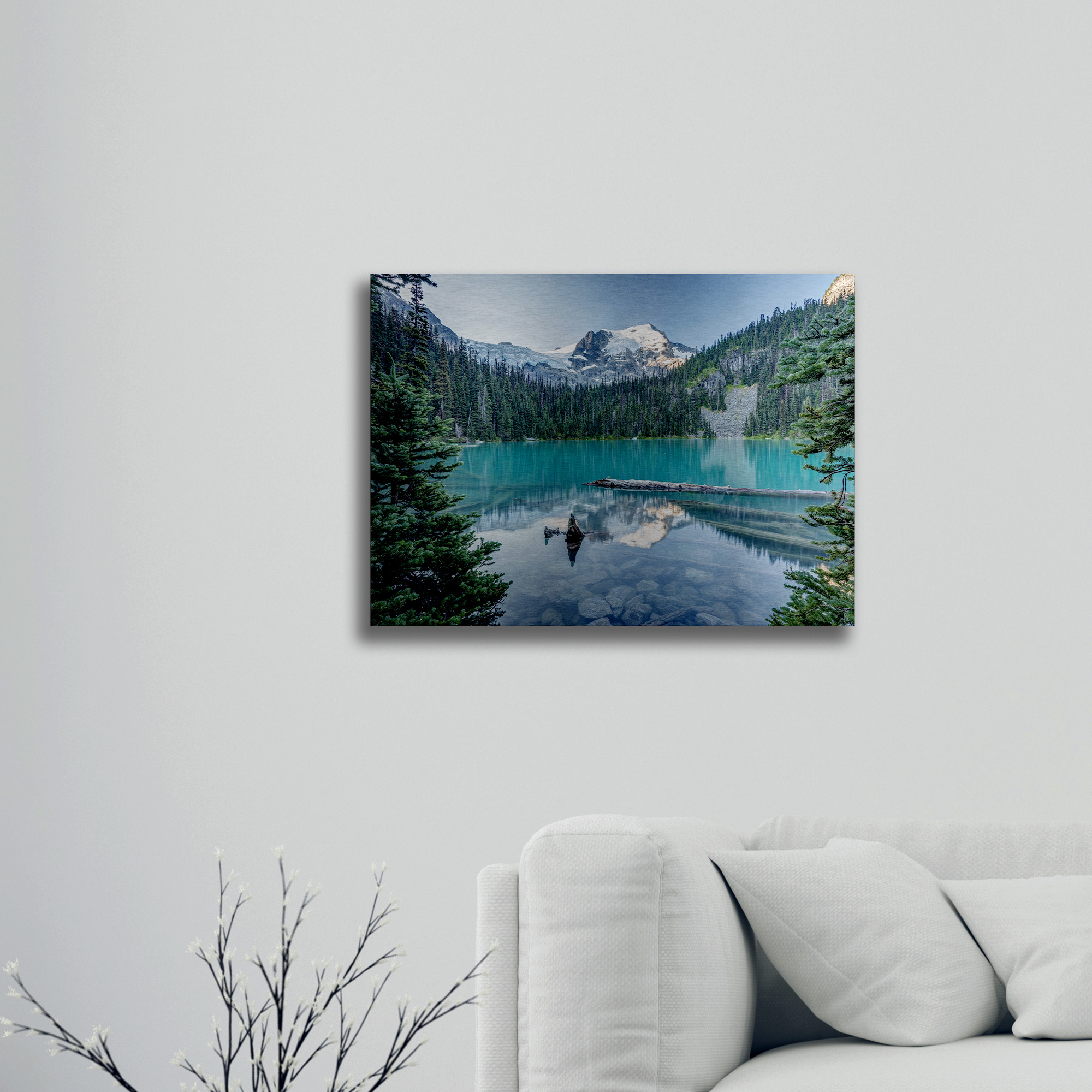 Trademark Fine Art 'Natural Beautiful British Columbia' Brushed Aluminum Wall Art Art by Pierre Leclerc