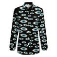 thumbnail image 4 of Evil Eye Long Sleeve Blouse Woman Streetwear Casual Shirts Summer Oversize Woman Streetwear Clothing Birthday Present, 4 of 7