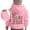 Pink-1, variant on Boys Girls Jesus Loves You Christian Hoodies Letter Casual Hooded Sweatshirts