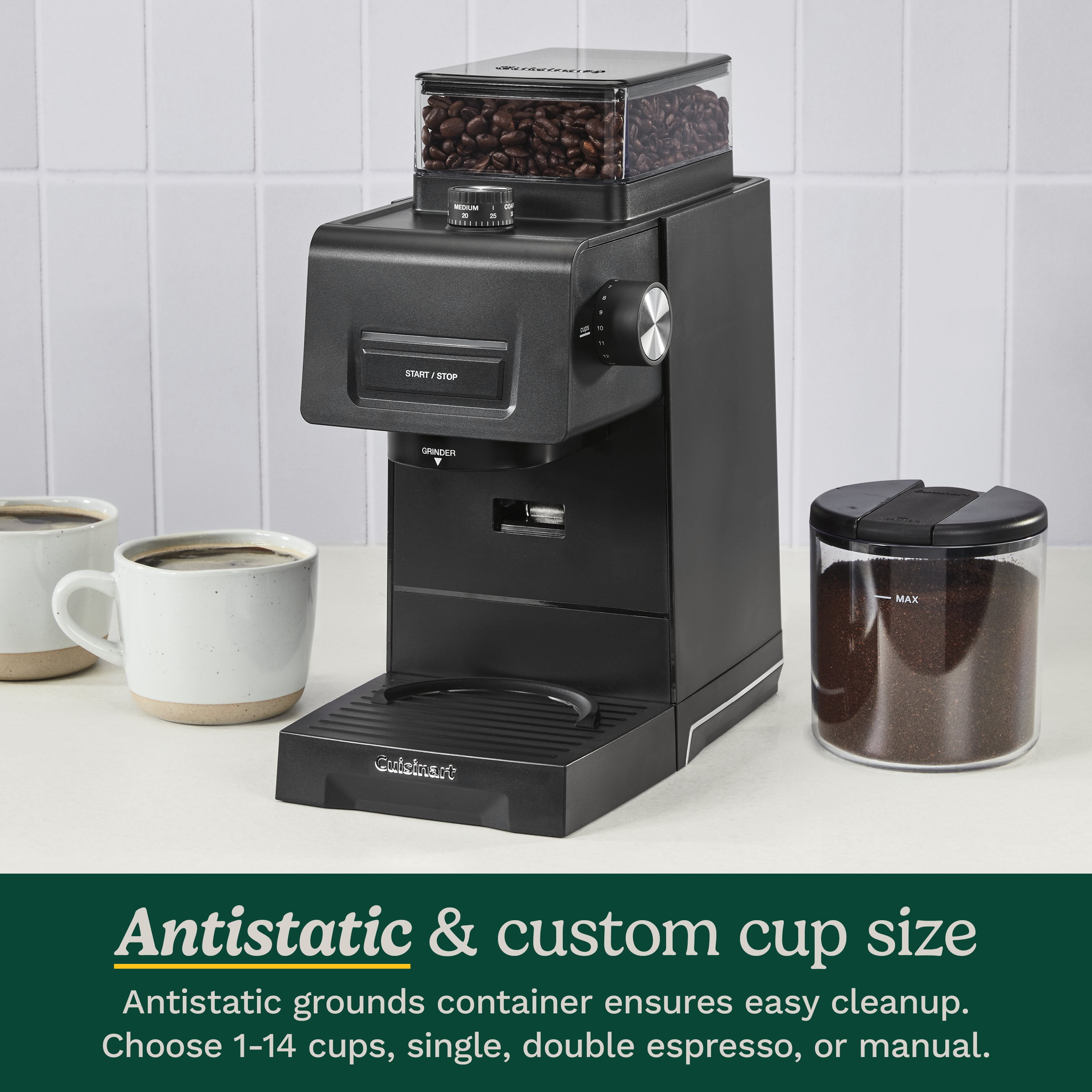 Cuisinart Espresso & Coffee Conical Burr Grinder, CBM-22