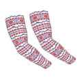 thumbnail image 2 of Lsque red blue Snow Mountain Cooling Arm Sleeves for Men & Women -Compression Sleeves to Cover Arms for Working,Sun Sleeves for UV Protection,Breathable, Moisture-Wicking, 2 of 8
